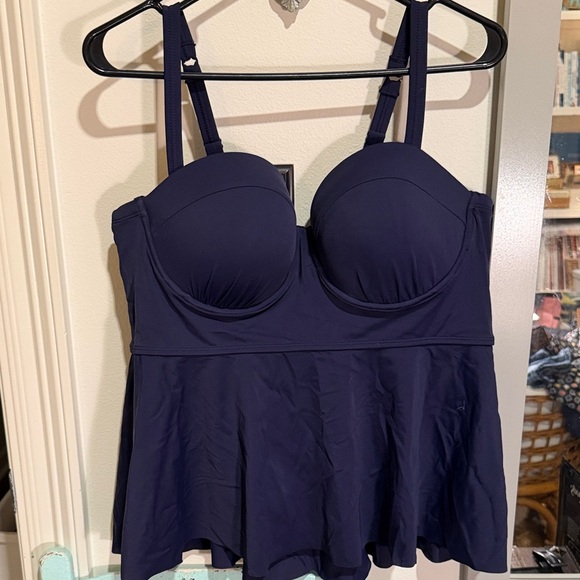 Women's Navy Blue bathing suit top